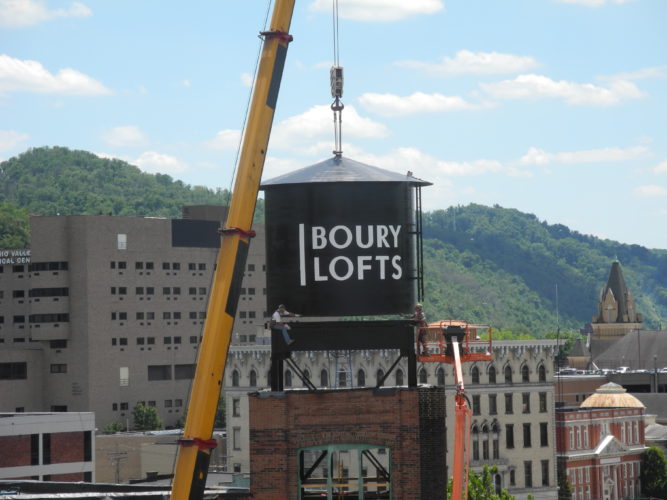 Boury Lofts Water Tower Set in Place -- Slideshow